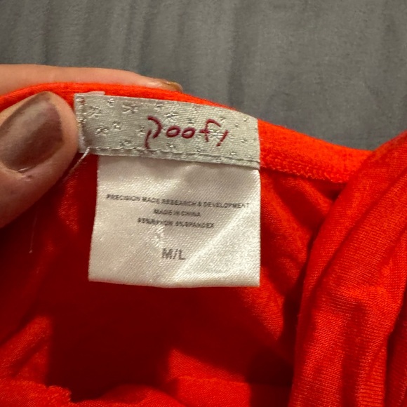 Pink&Red rouged Mandese Tube Tops - Picture 3 of 3